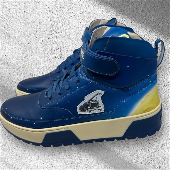 Six Hundred Four X Def Leppard Limited Edition On thru the night Hi Top Sneakers - Picture 3 of 11